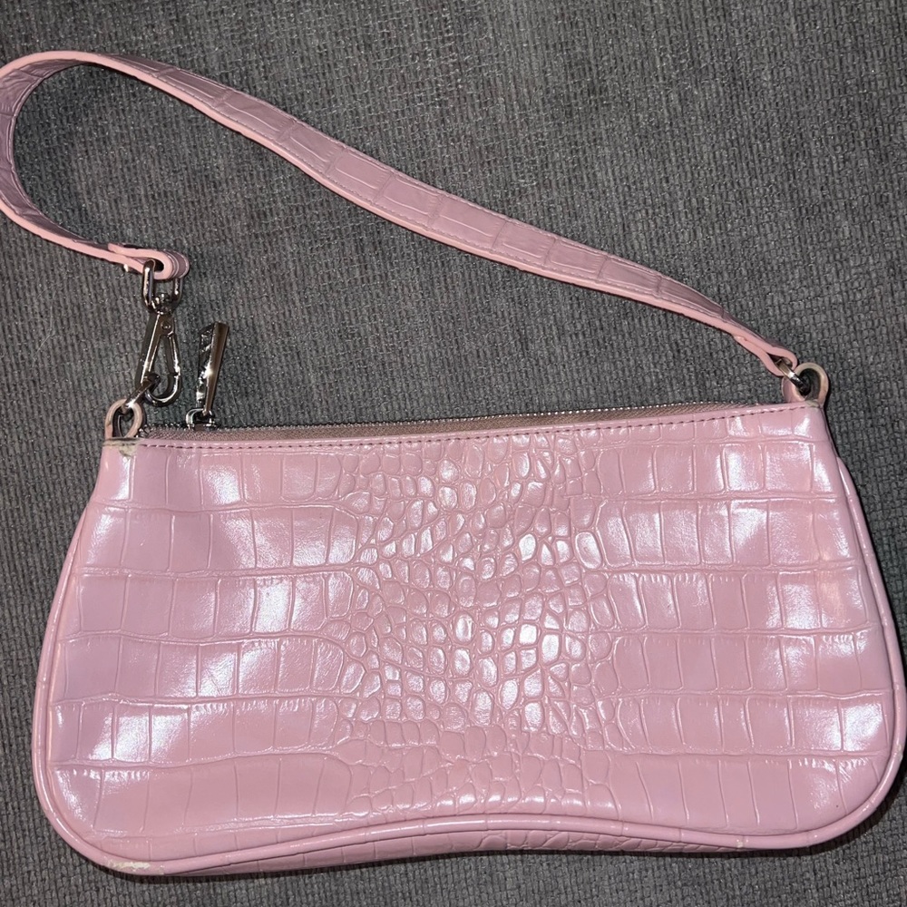 JW PEI pink baguette bag